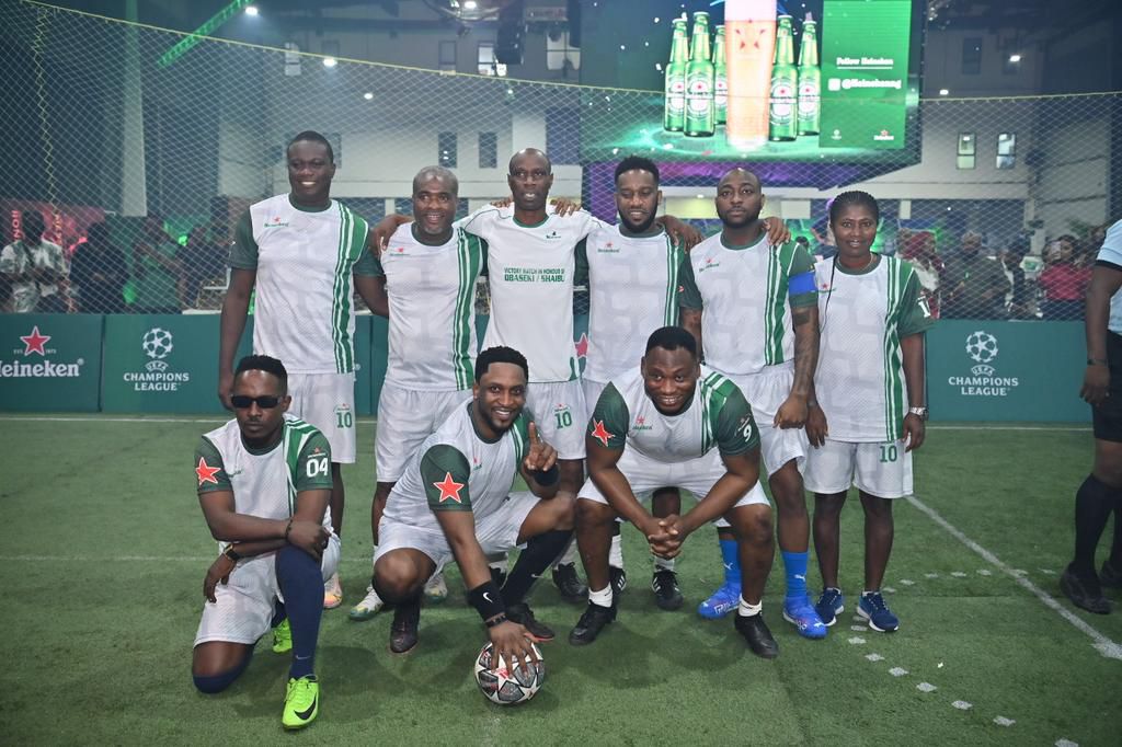 Seedorf, Okocha and Davido feature in the Heineken Novelty Face-Off