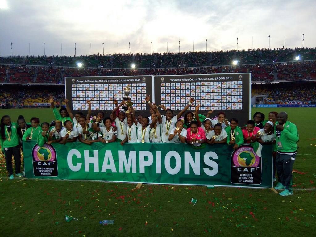 The Super Falcons of Nigeria were victorious at the 2016 WAFCON