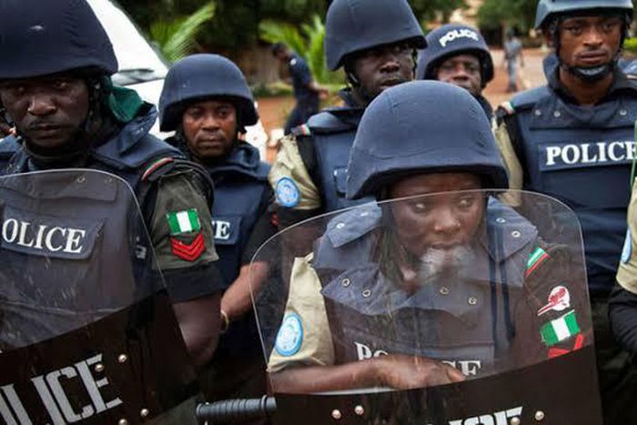 Men of the Nigeria Police Force (The Sun)