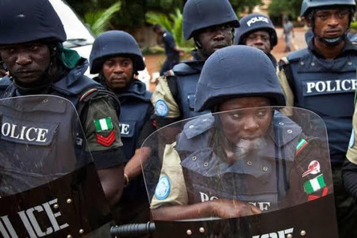 Men of the Nigeria Police Force (The Sun)