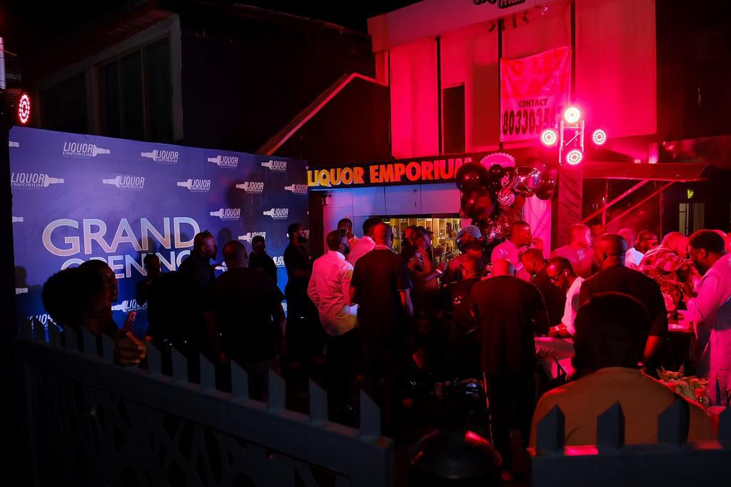 Cocktails, premium drinks, vibes and happy faces at the grand opening of the ultra premium liquor store, liquor emporium