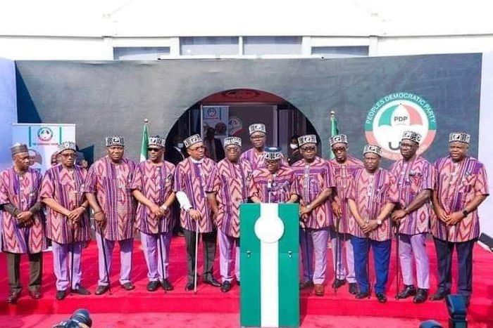 PDP Governors converge on Abia state to deliberate on way way forward for Nigeria. {Twitter:SamHart]