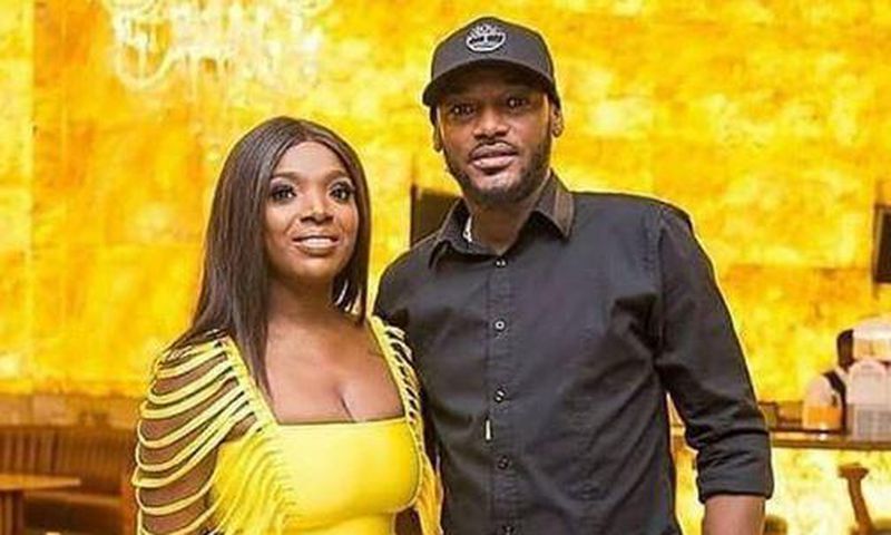 2Face Idibia and Annie Idibia pay visit to Ooni Of Ife [Instagram/AnnieIdibia]