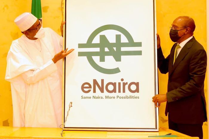 Buhari-Emefiele-eNaira-launch