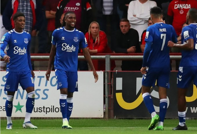 Alex Iwobi has been in superb form this season for Everton.