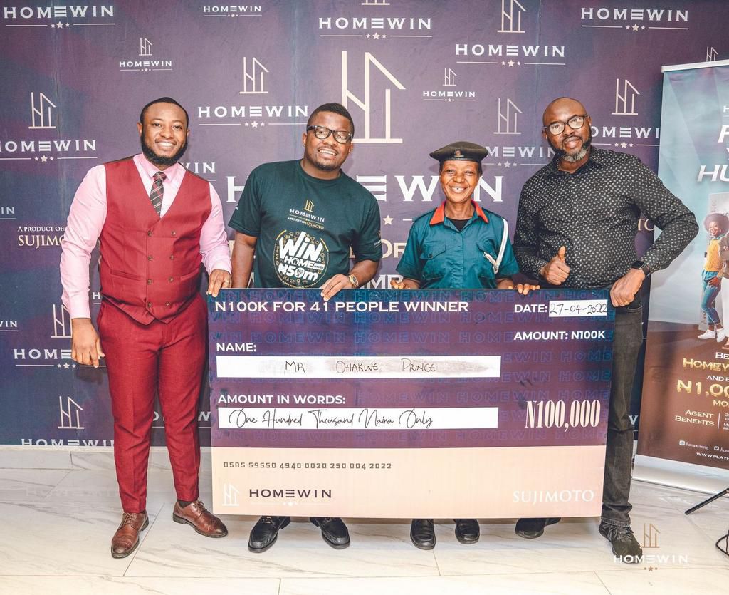 22-year-old LASU student wins N12m in Sujimoto's homewin salary for life