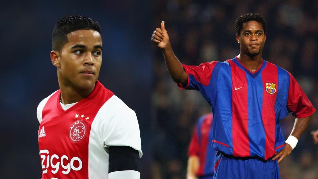 Justin Kluivert is under heavy pressure to match his father Patrick's legendary career