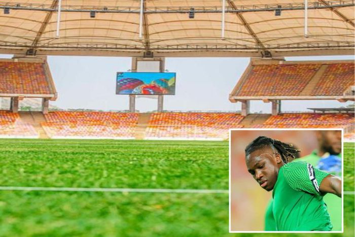 Calvin Bassey has given his verdict on the Moshood Abiola National Stadium pitch.
