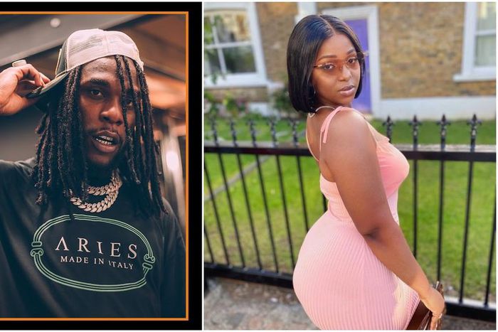 Burna Boy and his alleged side chic Jo Pearl [Instagram/BurnaBoyGram] [Instagram/JoPearl]