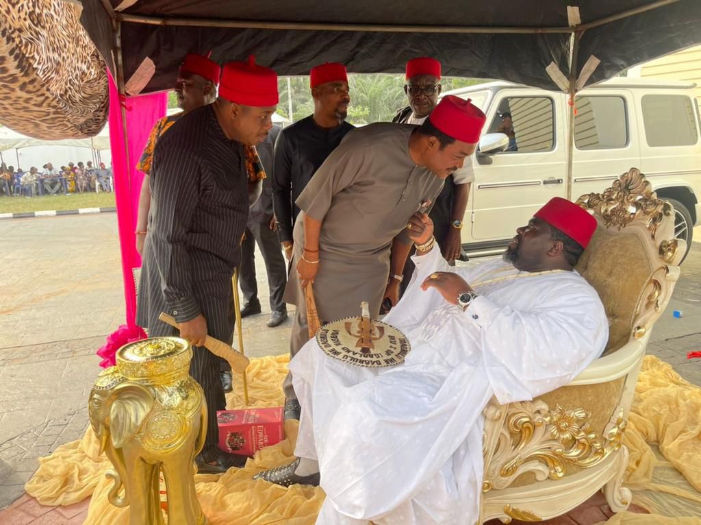 Billionaire businessman, chief Emeka Agba celebrates anniversary of chieftaincy title in Anambra state