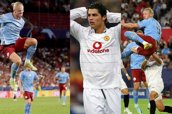 Haaland tipped to beat Ronaldo's goal record, leads Manchester City to victory Sevilla