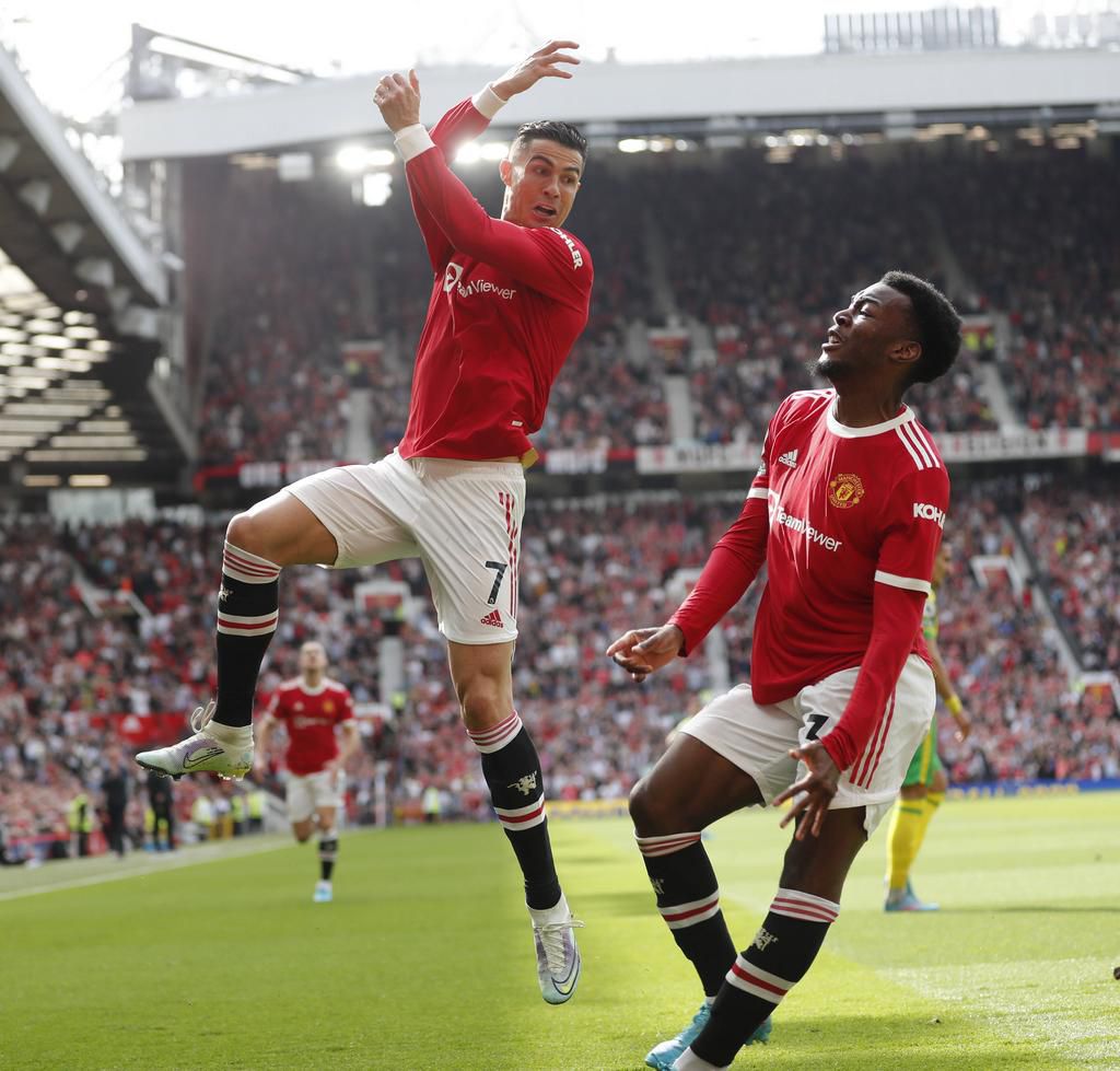 Cristiano Ronaldo was the hero as Manchester United beat Norwich 3-2 at Old Trafford
