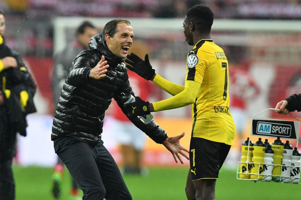 Thomas Tuchel and Ousmane Dembele had a good time together at Borussia Dortmund