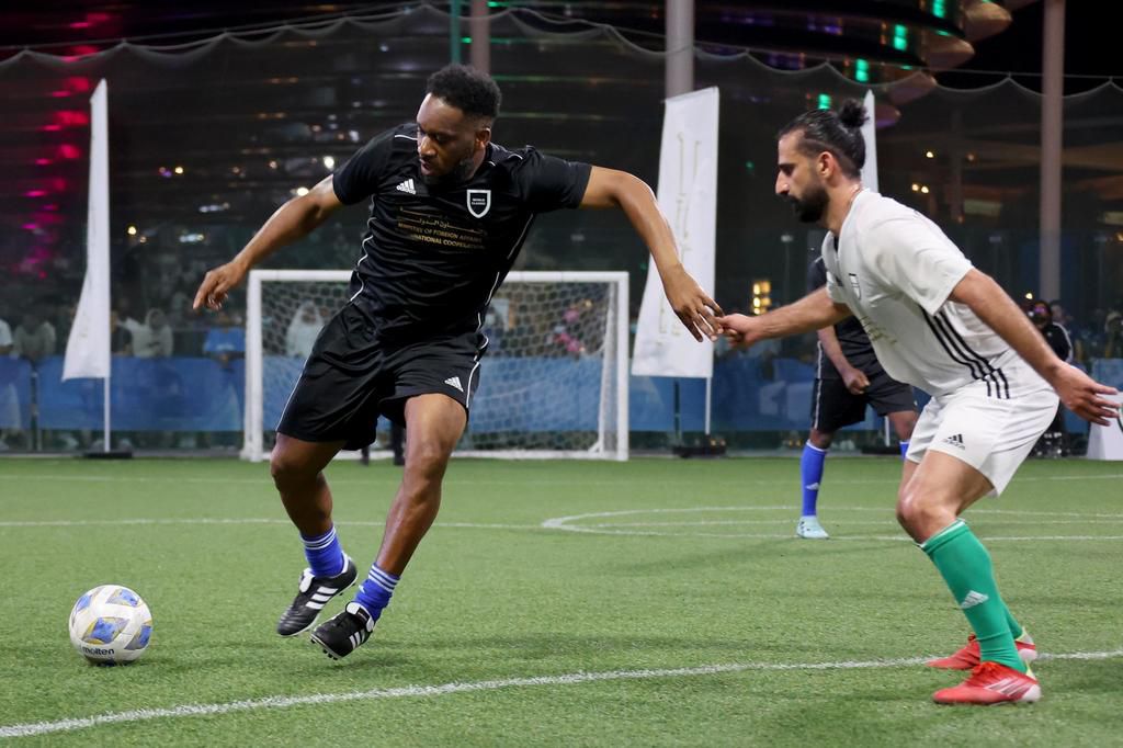 Okocha shined for the World Classic team against Abraham Accords in Dubai