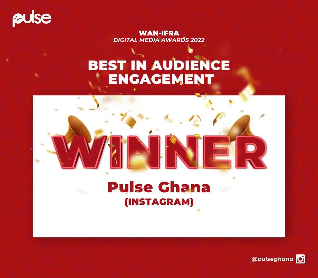 Best in Audience Engagement - Pulse Ghana Instagram