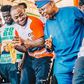 Davido dancing with his uncle, Senator Ademola Adeleke