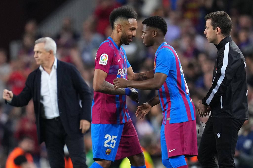 Ansu Fati returned for Barcelona as a 75th minute substitute replacing Pierre Emerick-Aubameyang in their 2-1 win over Mallorca last weekend