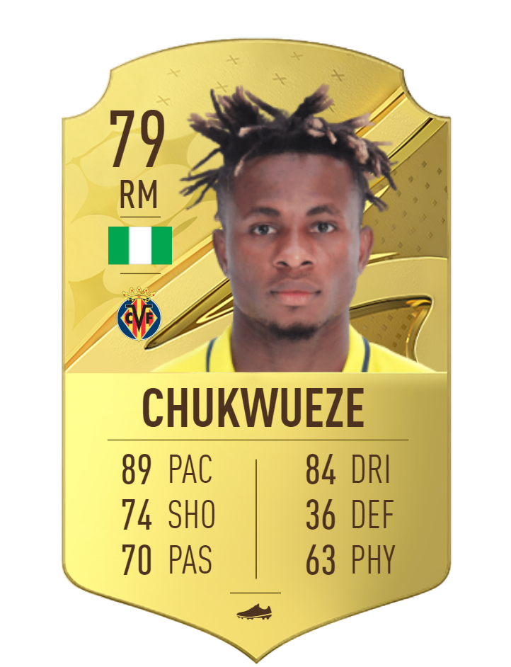 Samuel Chukwueze FIFA 23 OVR