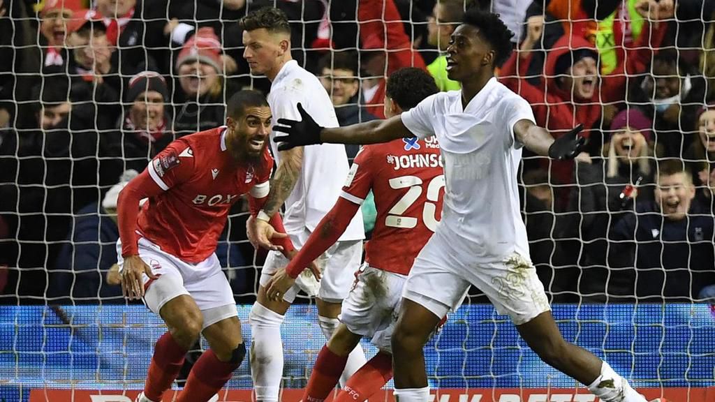 It was Lewis Grabban that scored Nottingham Forest 83rd-minute winner as they stunned Arsenal in third-round shock FA Cup win last season