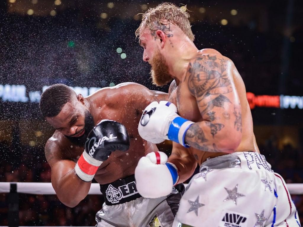 Jake Paul knocked out Tyron Woodley in the sixth round