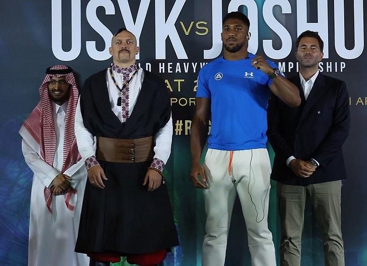 Time and where to watch Anthony Joshua against Oleksandr Usyk