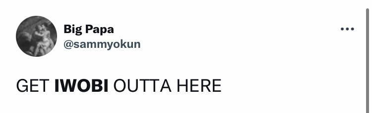 A Nigerian user believes he's had enough of the Everton star