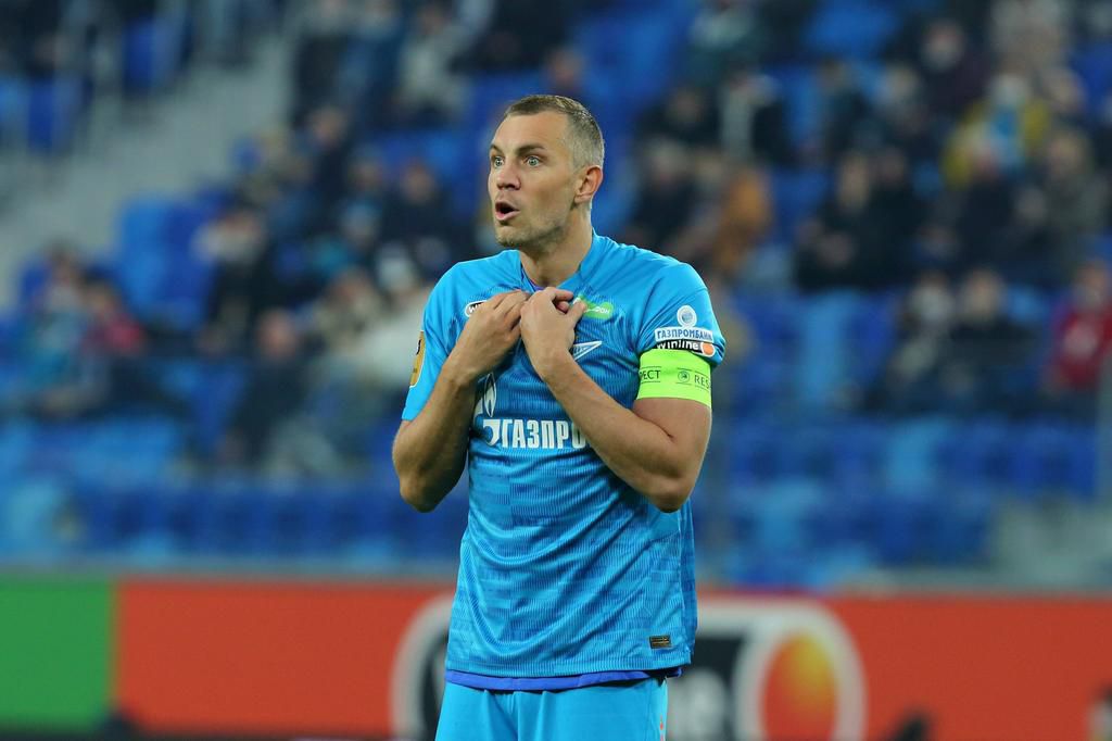 Russia and Zenit Captain Captain Artem Dzuyba