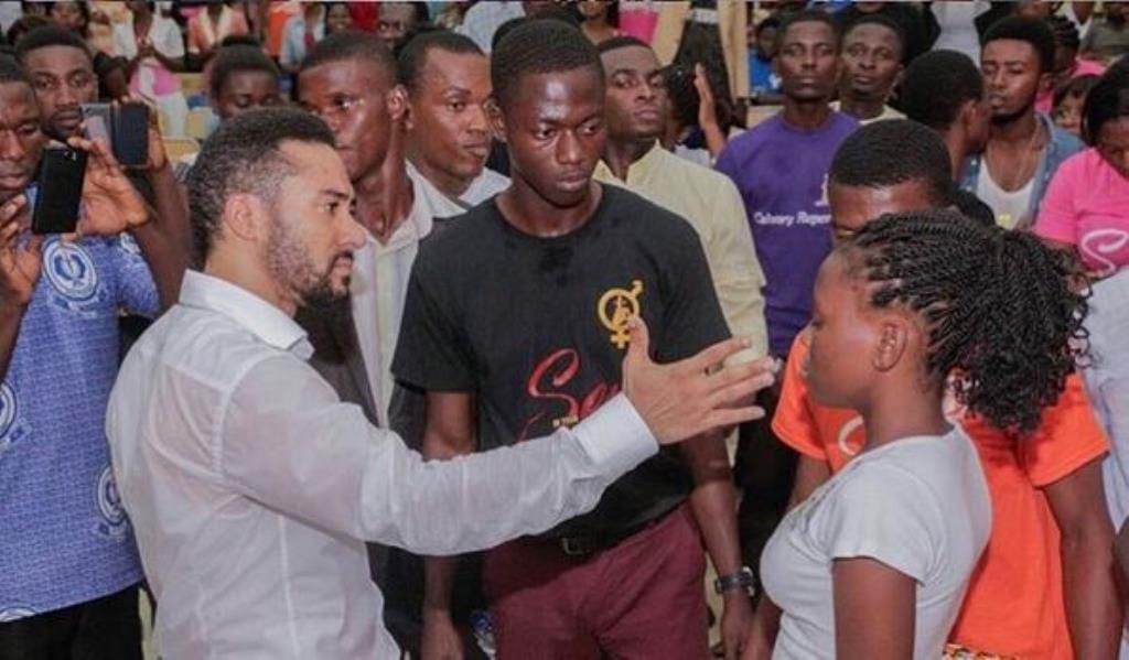Majid Michel at Church