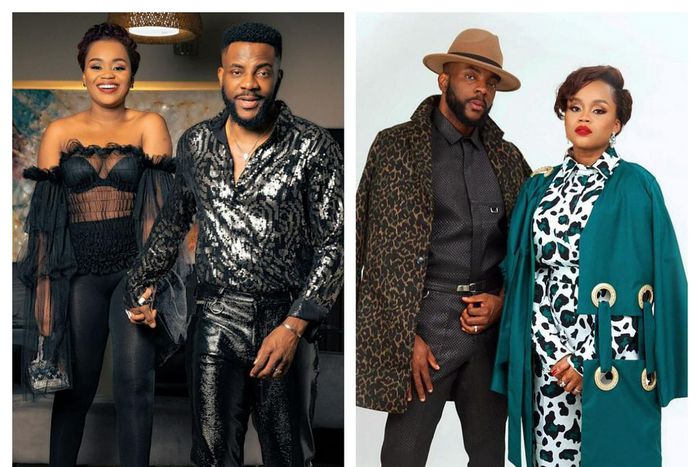 Ebuka and Cynthia are a stylish pair [Instagram]