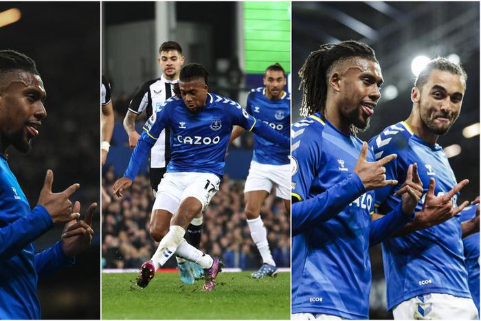 Alex Iwobi was the hero for Everton against Newcastle United