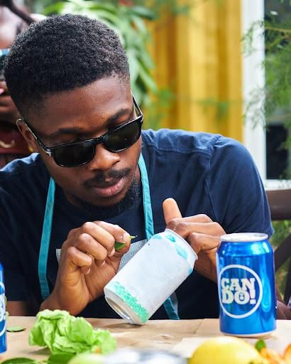 CANDO! Nigeria Hosts its first-ever Paint, Sip, and Plant event in honor of World Earth Day.