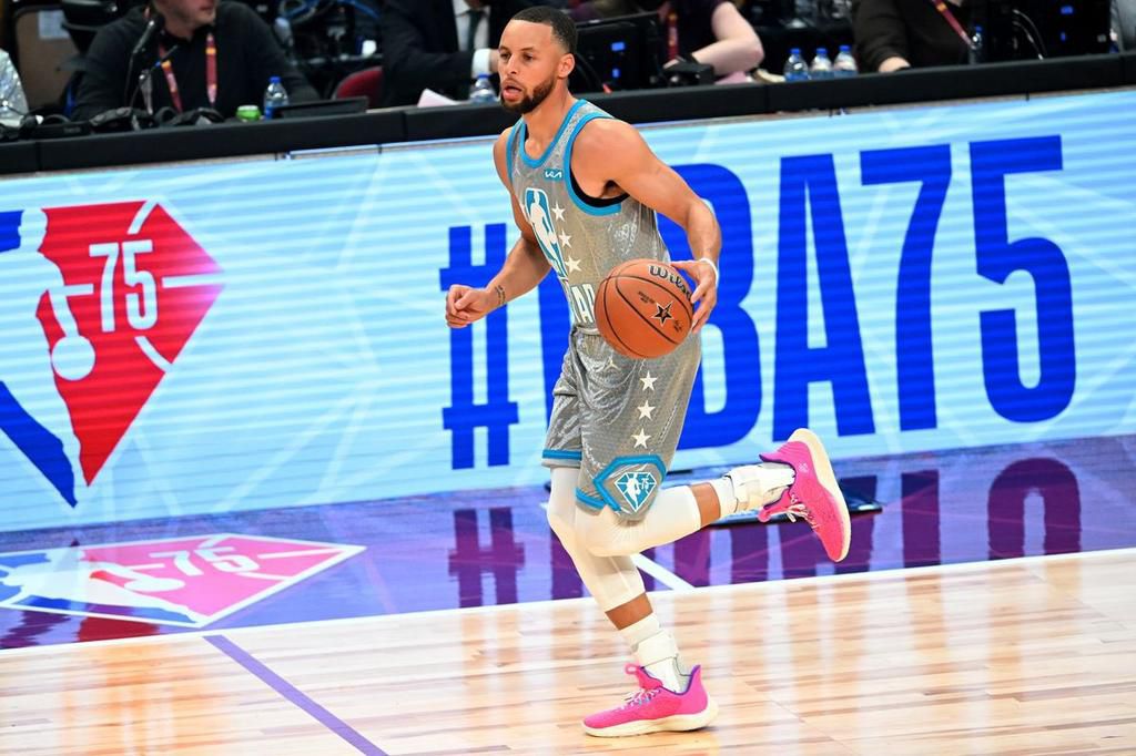 Steph Curry at NBA All Star Game on Sunday