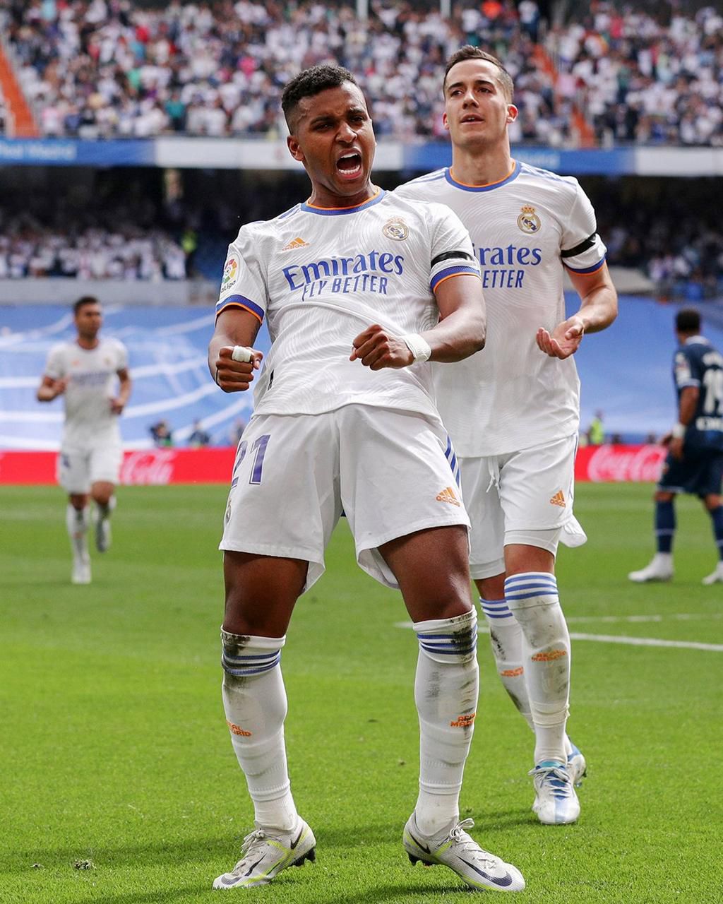 Rodrygo scored a brace in Madrid's 4-0 win over Espanyol on Saturday