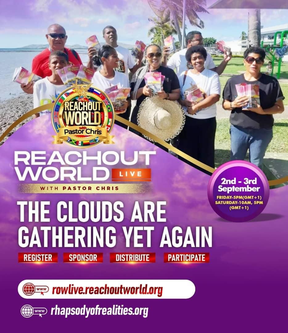 Rhapsody of Realities hits 7,000 languages, hosts #ReachOutWorldLive with Pastor Chris