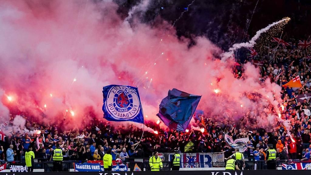 Rangers lost the first leg in Germany, but won the second leg in front of their fans at the Ibrox