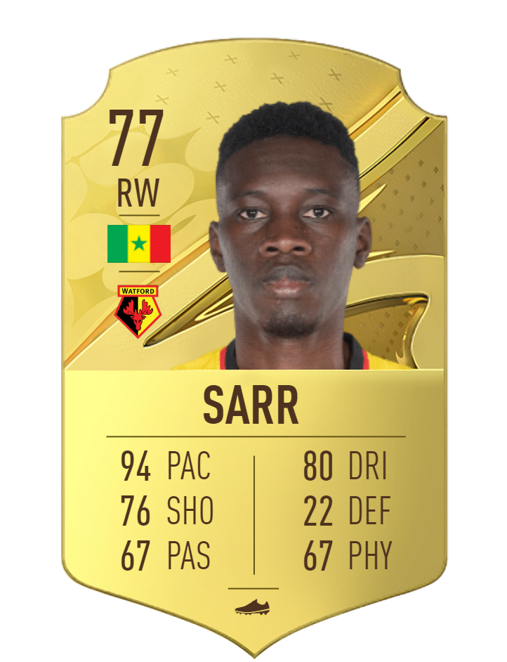 Sarr FIFA 23 OVR
