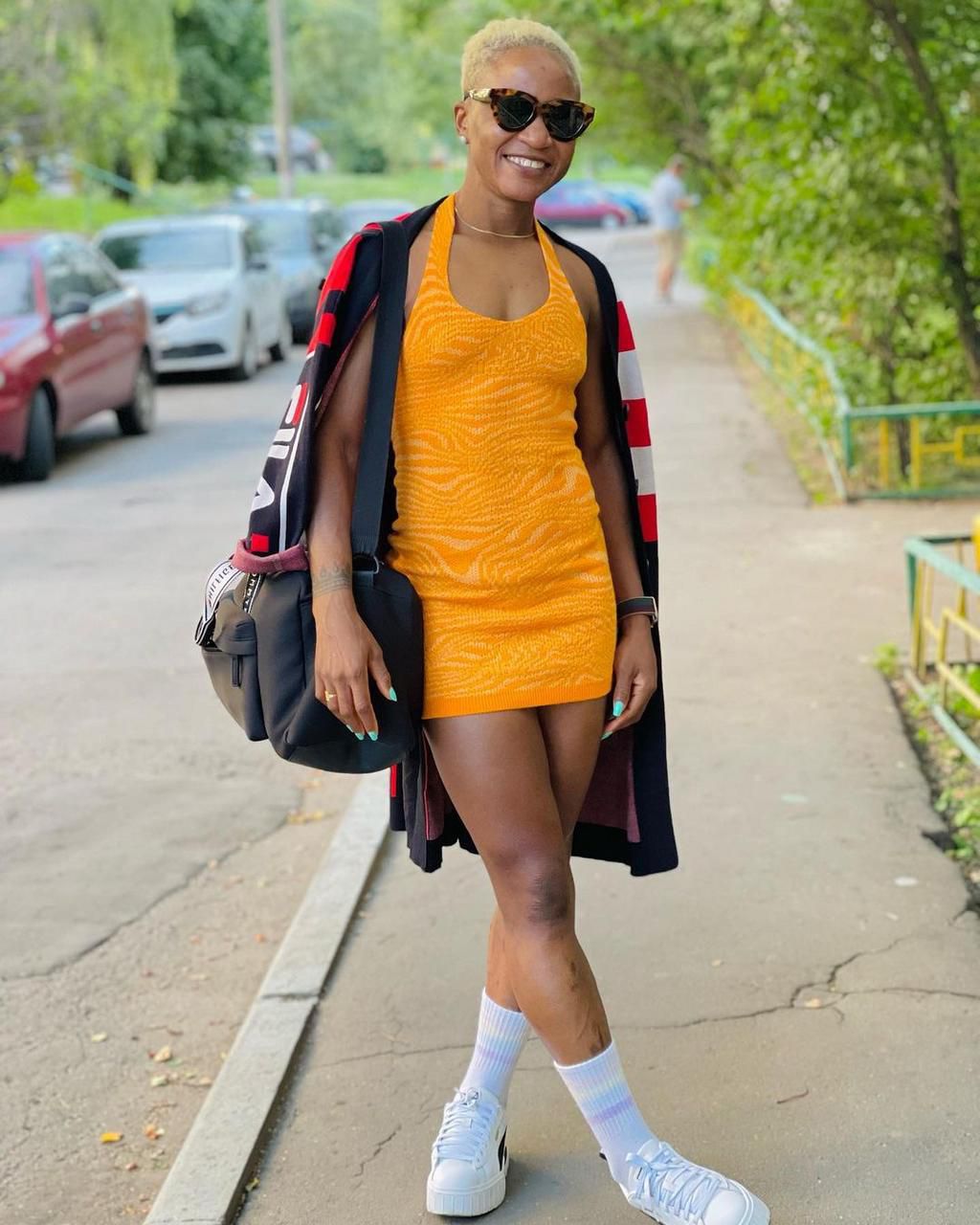 Super Falcons star Francisca Ordega shows off style in new photos
