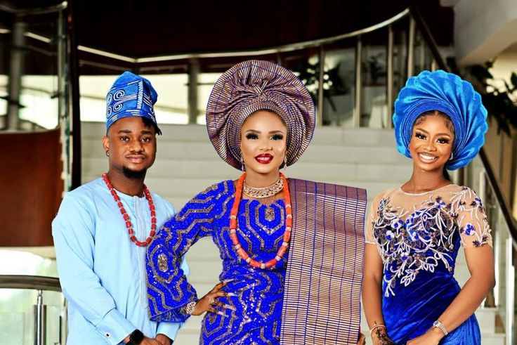 Iyabo Ojo and her two children  Felix Ojo and Priscilla Ajoke Ojo [Instagram/IyaboOjoFespris]