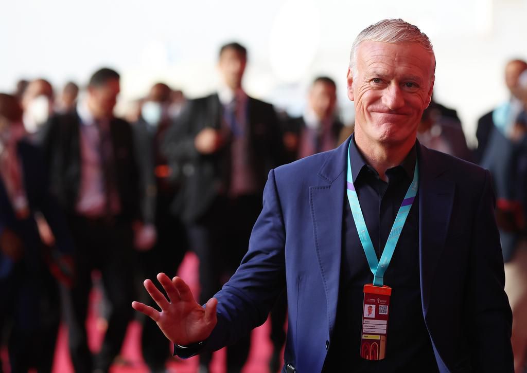 2018 World Cup winning coach, Didier Deschamps arrives at the venue