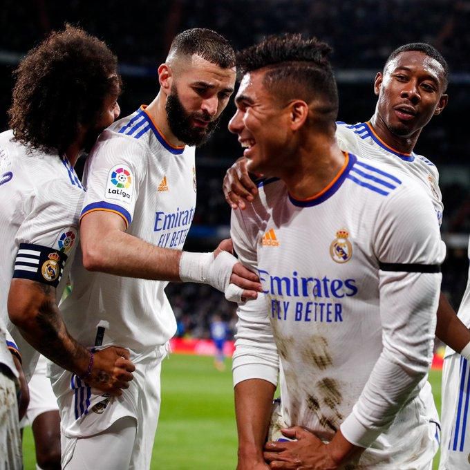 Real Madrid beat down Getafe 2-0 in a La Liga fixture