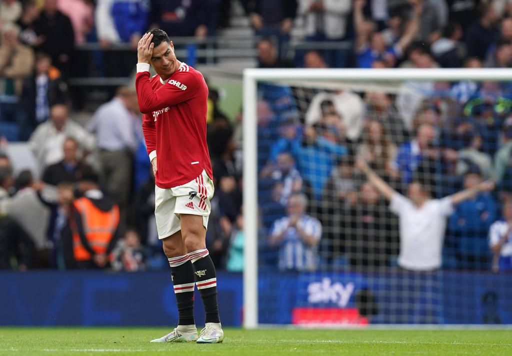 Ronaldo couldn't believe his team's performance in the defeat against Brighton