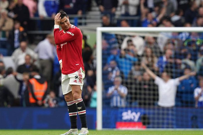Ronaldo couldn't believe his team's performance in the defeat against Brighton
