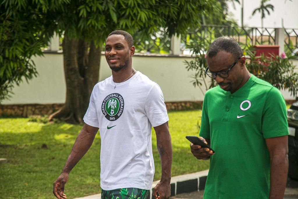 The Super Eagles took a stroll in Ghana before facing the Black Stars
