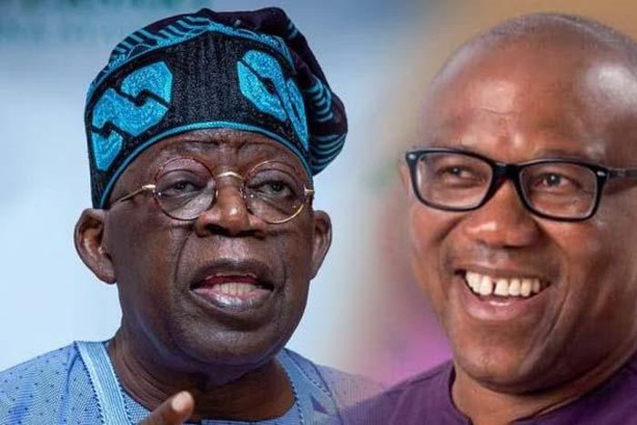 Bola Tinubu and Peter Obi (Punch)