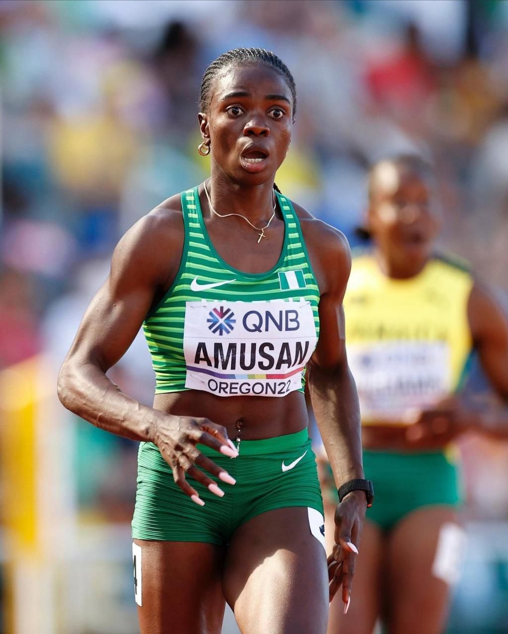 Even Tobi Amusan couldn't believe what she has achieved.