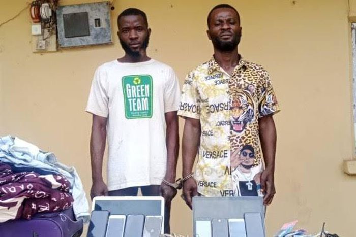 Police recover stolen cash, laptops from ex-convicts