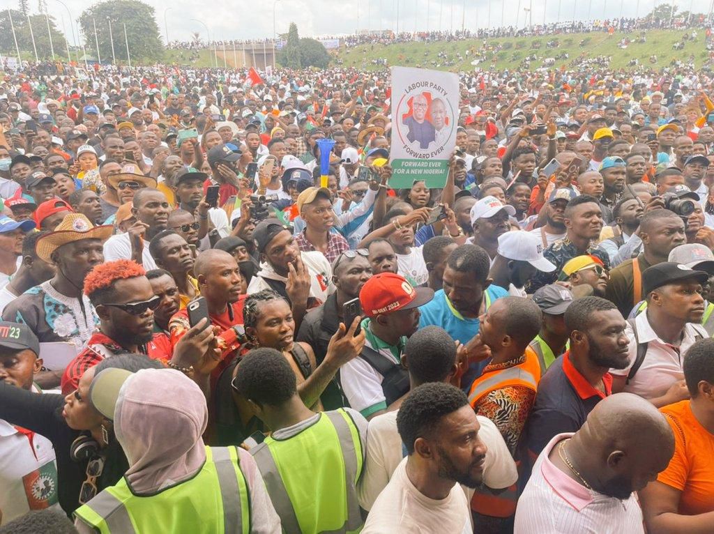 Peter Obi supporters throng Abuja streets for Obidient march