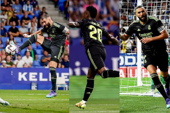 Reactions as Benzema responds to Lewandowski with brace for Real Madrid against Espanyol
