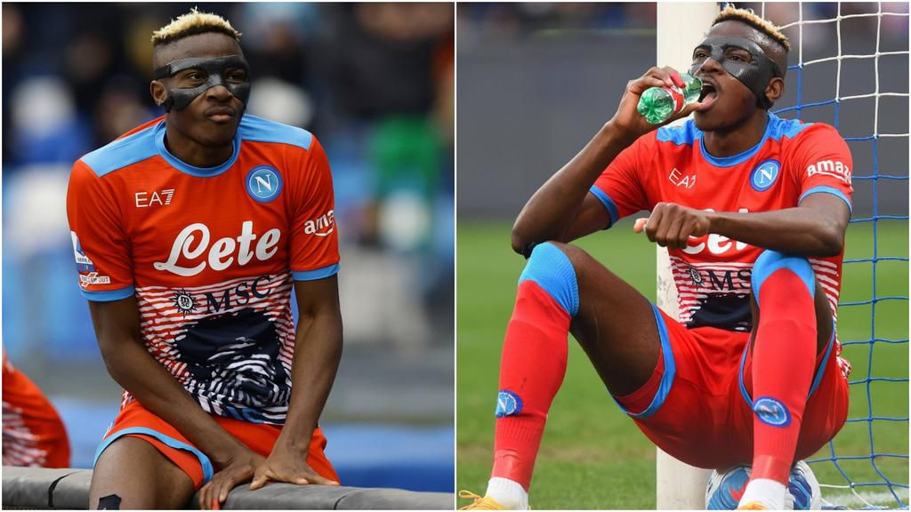 Victor Osimhen scored two goals for Napoli against Udinese
