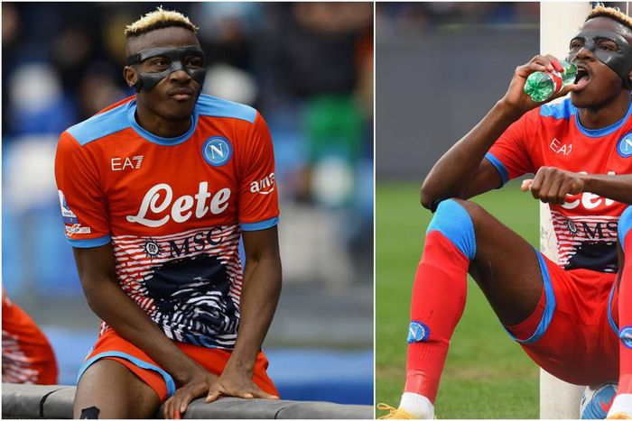 Victor Osimhen scored two goals for Napoli against Udinese